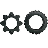 BAILE - KIT 2 SILICONE FLOWER RINGS